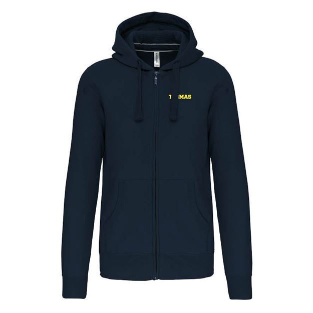 Afbeelding van Hoodie met rits BCMD: Sweater met kap