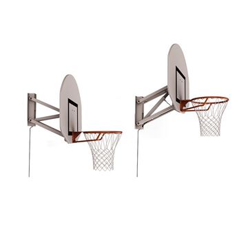 Afbeelding van Urban Basketbaltoren Muurinstallatie - In hoogte verstelbaar