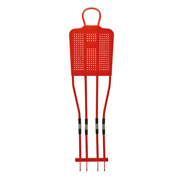 Afbeelding van Vrijschopfiguur "Sporti" 180cm, rood