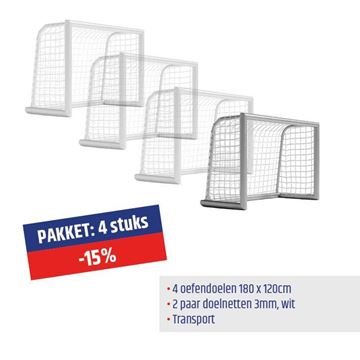 Afbeelding van Voetbaldoel - trainingsdoel 180x120cm, standaard, PAKKET
