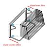 Afbeelding van Doelnetten 7,5x2,5x0,8x2m - 4mm - PAKKET (2 paar) - PROMO