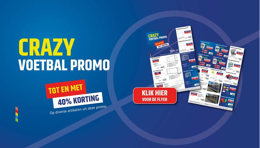 ⚽️ Klaar voor het nieuwe seizoen? Profiteer nu van onze CRAZY VOETBALPROMO!