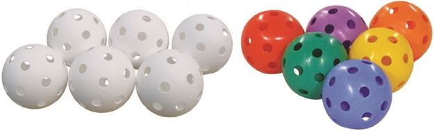 Afbeelding van Set van 6 unihockey ballen