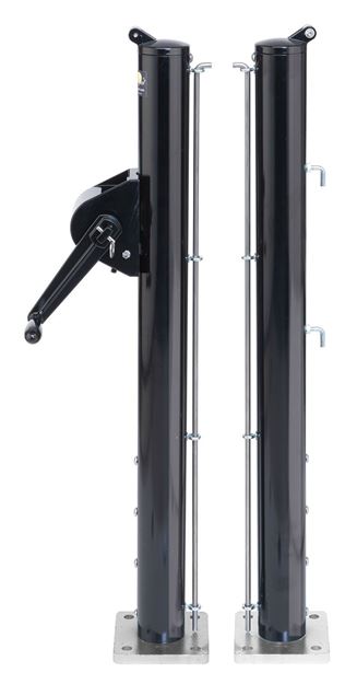 Afbeelding van Pickleball Netpalen PP 73 met Montageplaat – Court Royal