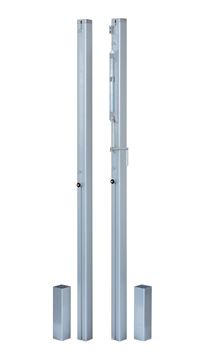 Afbeelding van Volleybalpalen Court Royal 80 Alu – Traploos Verstelbare Aluminium Palen