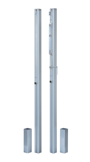 Afbeelding van Volleybalpalen Court Royal 80 Alu – Traploos Verstelbare Aluminium Palen
