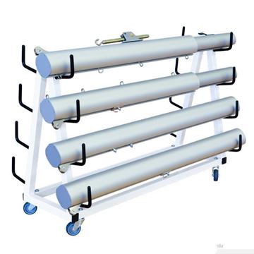 Afbeelding van Transportwagen voor 5 paar sportpalen