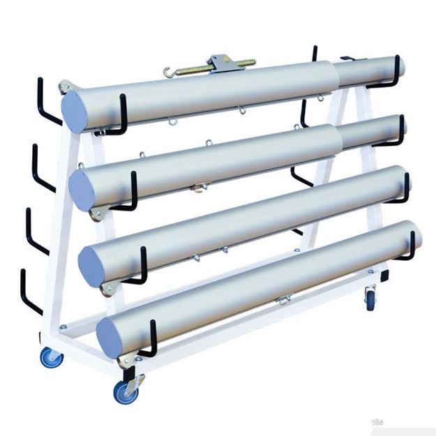 Afbeelding van Transportwagen voor 6 paar sportpalen