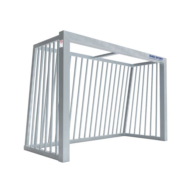 Afbeelding van Stalen doel met spijlen mini 180x120cm