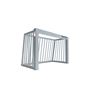Afbeelding van Stalen doel met spijlen mini 120x80cm