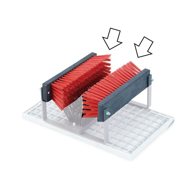 Afbeelding van Vervangborstel rood voor Shoecleaner tegel Pro, per stuk