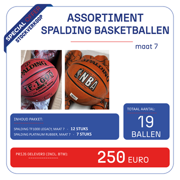 Afbeelding van Pakket Spalding basketbal, maat 7