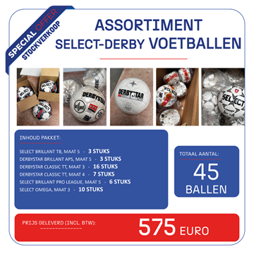 Afbeelding van Pakket Select-Derbystar voetballen