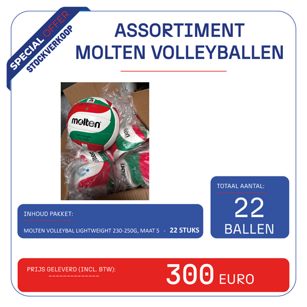 Afbeelding van Pakket Molten volleyballen
