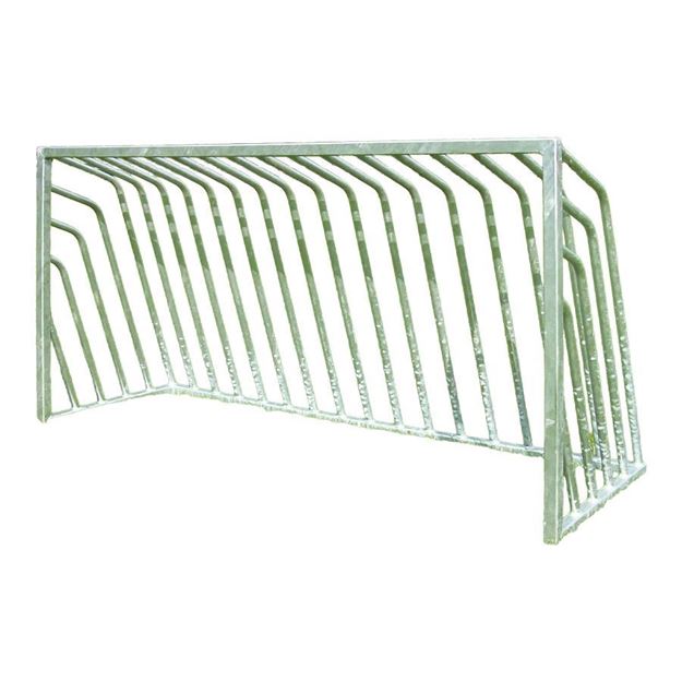 Afbeelding van Stalen doel 150x75cm, spijlendoel