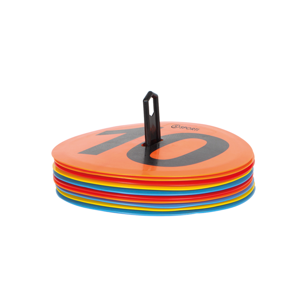 Afbeelding van Set van 10 genummerde spots