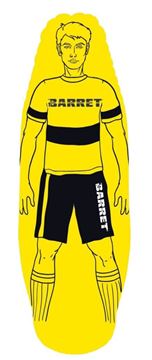 Afbeelding van Dummy / Opblaasbare mannequin Barret, hoogte  205cm, geel