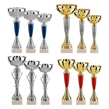 Afbeelding van Set van 12 bekers, model 1