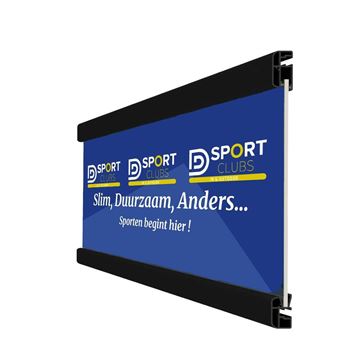 Afbeelding van Reclameprofiel Topline, bovenprofiel gecoated