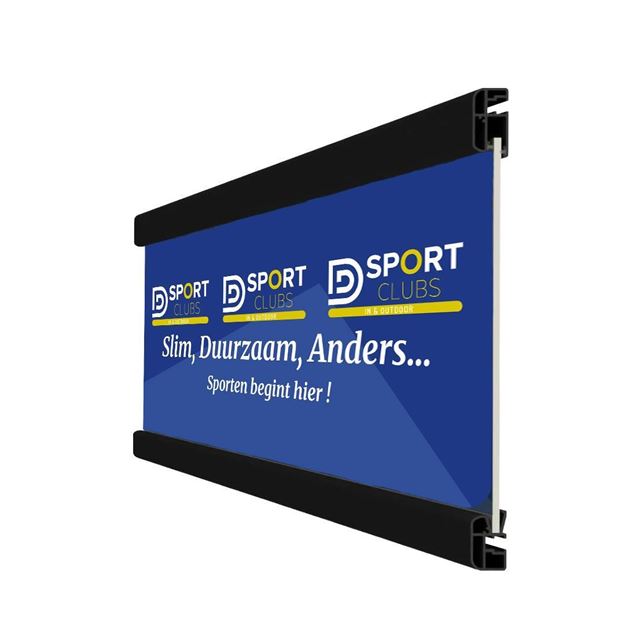 Afbeelding van Reclameprofiel Topline, bovenprofiel gecoated