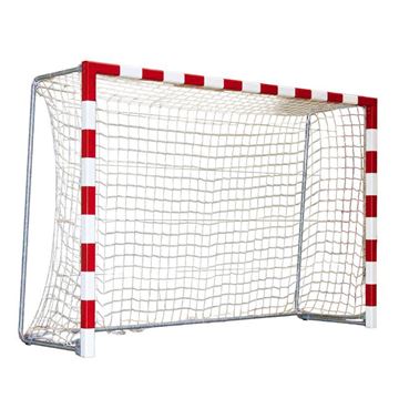 Afbeelding van Handbaldoel, vrijstaand met inklapbare netbeugels, diepte 1m