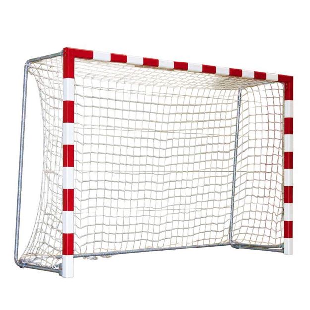 Afbeelding van Handbaldoel, vrijstaand met inklapbare netbeugels, diepte 1m