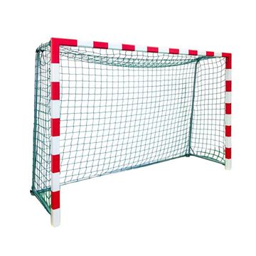Afbeelding van Handbaldoel, vrijstaand met vaste netbeugels, diepte 1m