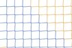 Afbeelding van Doelnetten 7,5x2,5x2x2m - 4mm - blauw/geel