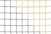 Afbeelding van Doelnetten 7,5x2,5x2x2m - 4mm - zwart/geel