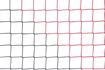 Afbeelding van Doelnetten 7,5x2,5x2x2m - 4mm - zwart/rood