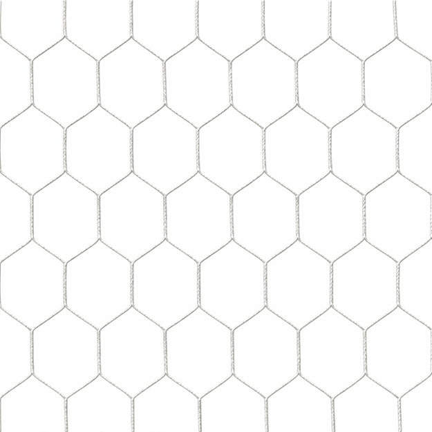 Afbeelding van Doelnetten 7,5x2,5x2x2m - hexagonaal - 4mm - wit