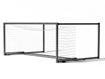 Afbeelding van Voetbaldoel 5x2m (duiveltjes), vast inklapbaar, 5x2m