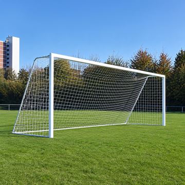 Afbeelding van Verplaatsbaar Seniordoel 7,32 × 2,44 m, wit gecoated