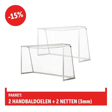 Afbeelding van Voetbaldoel 3X2m, standaard, PAKKET
