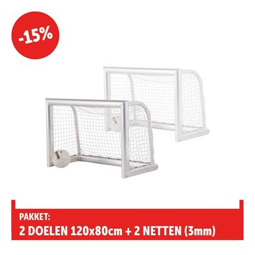 Afbeelding van Voetbaldoel - trainingsdoel 120x80cm, standaard, PAKKET
