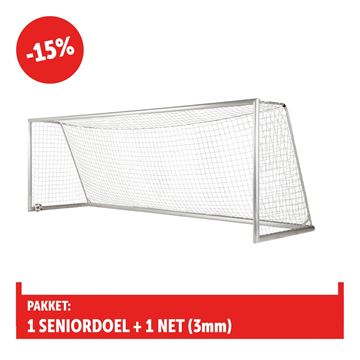 Afbeelding van Voetbaldoel Seniordoel 7,32 x 2,44m, PRO, PAKKET