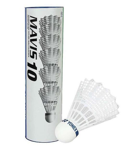 Afbeelding van Pluimpjes Yonex Mavis 10 (Koker / 6), wit